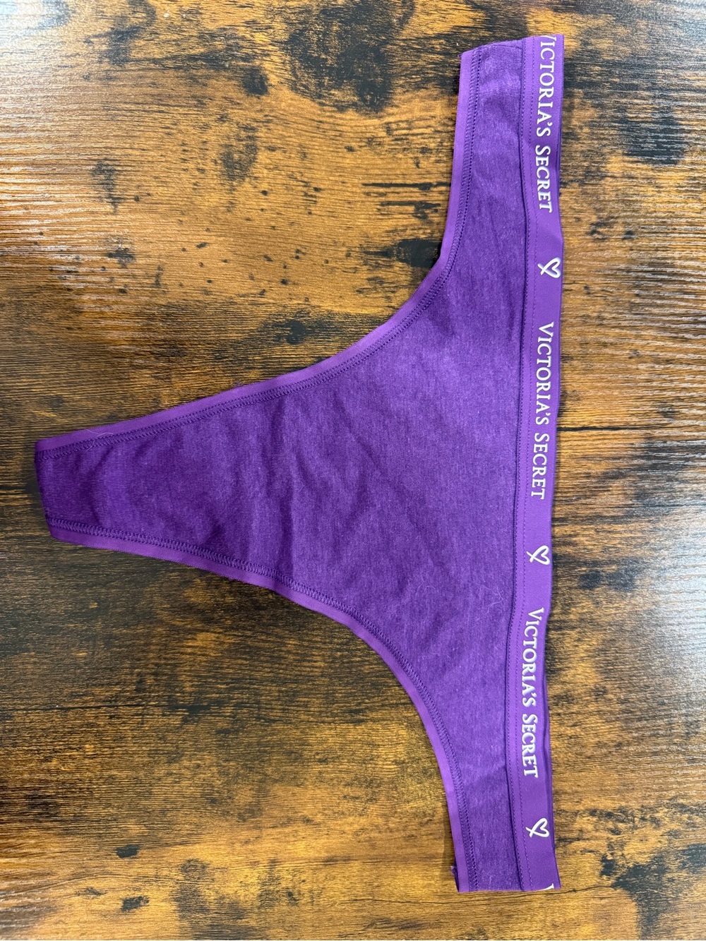 Victoria's Secret Deep Purple Cotton Cheeky Panty